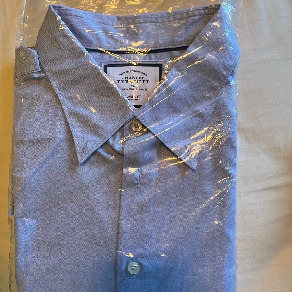 Charles Tyrwhitt - Blue Dress Shirt - Like New - 18/35